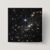 JWSTジェームズウェッブ宇宙望遠鏡の最初の画像 缶バッジ (正面)