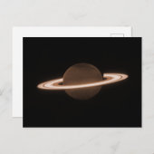 JWSTジェームズウェッブ宇宙望遠鏡サターン赤外線 ポストカード (正面/裏面)