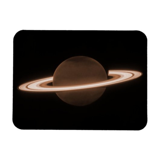 JWSTジェームズウェッブ宇宙望遠鏡サターン赤外線 マグネット (横)