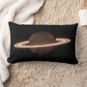 JWSTジェームズウェッブ宇宙望遠鏡サターン赤外線 ランバークッション (ブランケット)