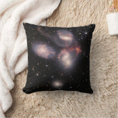 JWSTジェームズウェッブ宇宙望遠鏡ステファンのクインテット クッション (ブランケット)