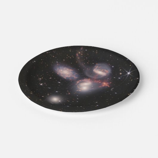 JWSTジェームズウェッブ宇宙望遠鏡ステファンのクインテット ペーパープレート (アングル)