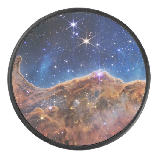 JWSTジェームズウェッブ宇宙望遠鏡宇宙崖 アイスホッケーパック (正面)