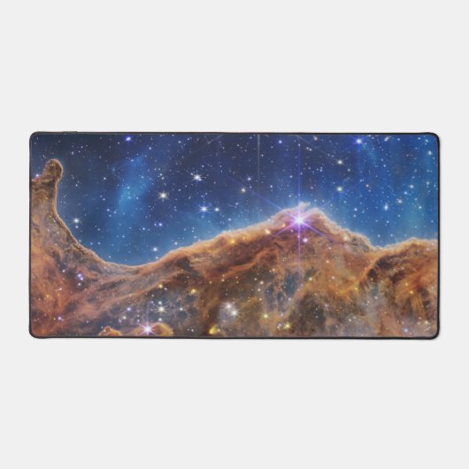 JWSTジェームズウェッブ宇宙望遠鏡宇宙崖 デスクマット (正面)