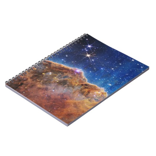 JWSTジェームズウェッブ宇宙望遠鏡宇宙崖 ノートブック (左側)