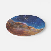 JWSTジェームズウェッブ宇宙望遠鏡宇宙崖 ペーパープレート (アングル)