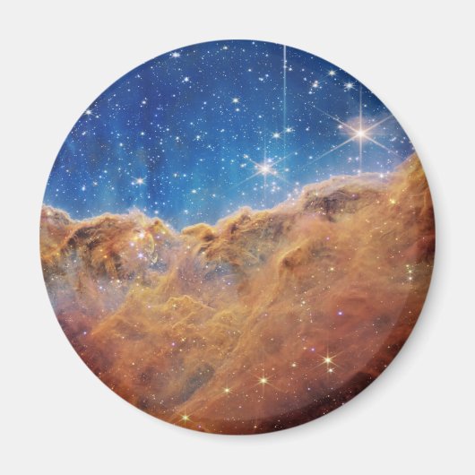 JWSTジェームズウェッブ宇宙望遠鏡宇宙崖 マグネット (正面)