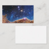 JWSTジェームズウェッブ宇宙望遠鏡宇宙崖 名刺 (正面/裏面)