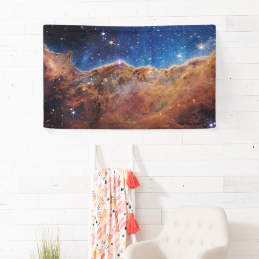 JWSTジェームズウェッブ宇宙望遠鏡宇宙崖 横断幕 (インサイチュ)