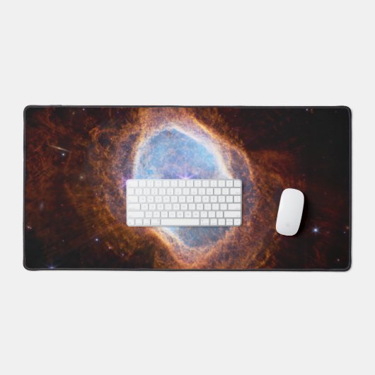 JWSTジェームズウェッブ望遠鏡サザンリングや輪星雲 デスクマット (キーボード&マウス)