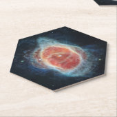 JWSTジェームズウェッブ望遠鏡サザンリングや輪星雲 ペーパーコースター (アングル)