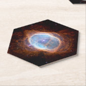 JWSTジェームズウェッブ望遠鏡サザンリングや輪星雲 ペーパーコースター (アングル)