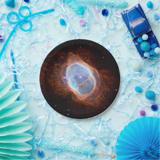 JWSTジェームズウェッブ望遠鏡サザンリングや輪星雲 ペーパープレート (パーティー)