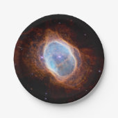 JWSTジェームズウェッブ望遠鏡サザンリングや輪星雲 ペーパープレート (正面)