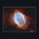 JWSTジェームズウェッブ望遠鏡サザンリングや輪星雲 ポストカード<br><div class="desc">ハッブル宇宙望遠鏡の次世代の後継機であるNASAのジェームズ・ウェッブ宇宙望遠鏡は、宇宙の最初に使用可能なフルカラー画像を製造し、ステーションに位置している。これらの写真は本当に素晴らしい。この画像は、地球から約2500光年の南星雲として非公式に知られている惑星星雲NGC3132である。JWSTは来2018年に新しい惑星、星、星雲、塵雲、銀河系の素晴らしいイメージを生み出し、天文学の科学を発展させる。</div>