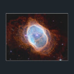 JWSTジェームズウェッブ望遠鏡サザンリングや輪星雲 ポストカード<br><div class="desc">ハッブル宇宙望遠鏡の次世代の後継機であるNASAのジェームズ・ウェッブ宇宙望遠鏡は、宇宙の最初に使用可能なフルカラー画像を製造し、ステーションに位置している。これらの写真は本当に素晴らしい。この画像は、地球から約2500光年の南星雲として非公式に知られている惑星星雲NGC3132である。JWSTは来2018年に新しい惑星、星、星雲、塵雲、銀河系の素晴らしいイメージを生み出し、天文学の科学を発展させる。</div>