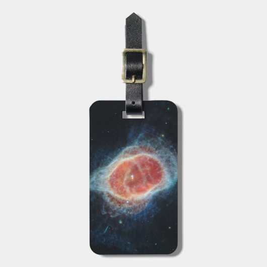 JWSTジェームズウェッブ望遠鏡サザンリングや輪星雲 ラゲッジタグ (正面縦)