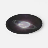JWSTリングや輪・オブ・プラネット海王星 ペーパープレート (アングル)
