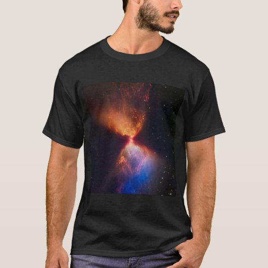 JWST砂時計の原星形成 Tシャツ (正面)