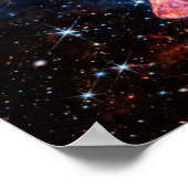 JWST Herbig-Haro 46/47積極的に星を形成 ポスター (角)