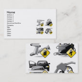 jy1、名前、住所1、住所2、連絡1、接続… 名刺 (正面/裏面)