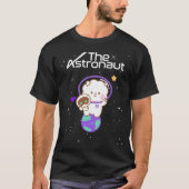 Kおもしろいスウェットシャツ宇宙飛行士のジンウォートテポップ・アートのオ Tシャツ (正面)