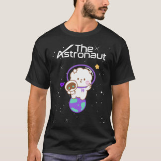 Kおもしろいスウェットシャツ宇宙飛行士のジンウォートテポップ・アートのオ Tシャツ