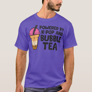 Kとバブルティーポップ・アートので動く Tシャツ