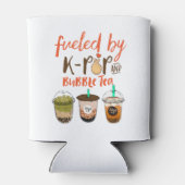 Kとバブルティーポップ・アートのボバの愛おもしろい者に燃料 缶クーラー (裏面)