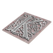 Kのモノグラム"銀石造りの"のセラミックタイル タイル (側面)