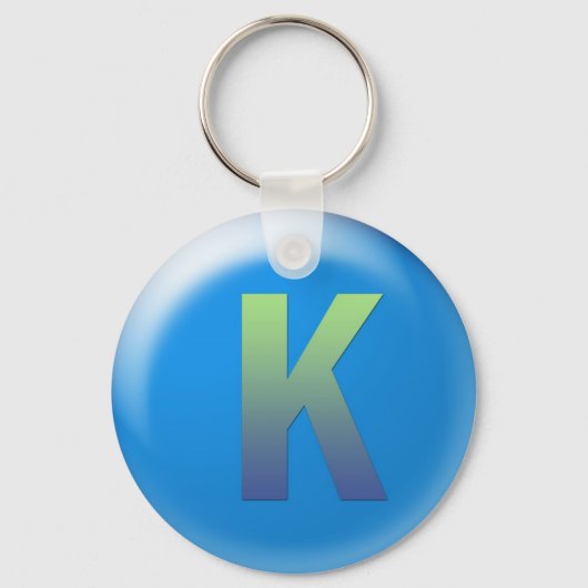 Kの文字 キーホルダー (正面)