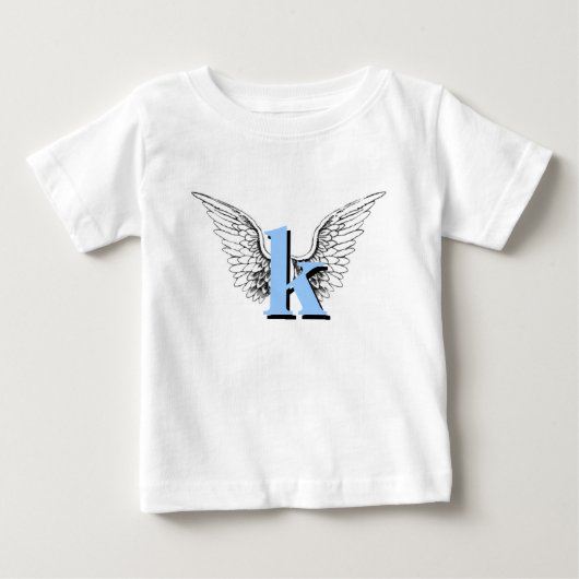 Kはあなたの最初または名字のためです ベビーTシャツ (正面)