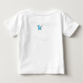 Kはあなたの最初または名字のためです ベビーTシャツ (裏面)
