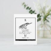 Kはカワセミだった ポストカード (スタンド正面)