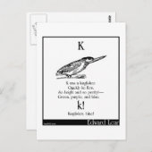 Kはカワセミだった ポストカード (正面/裏面)