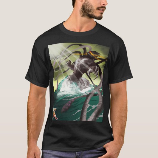 Kはクラーケンのためだ Tシャツ (正面)