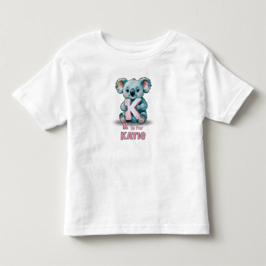 KはケイティのK – オリジナル トドラーTシャツ (正面)