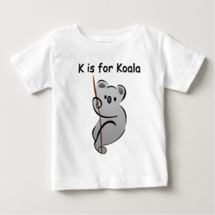Kはコアラのためです ベビーTシャツ