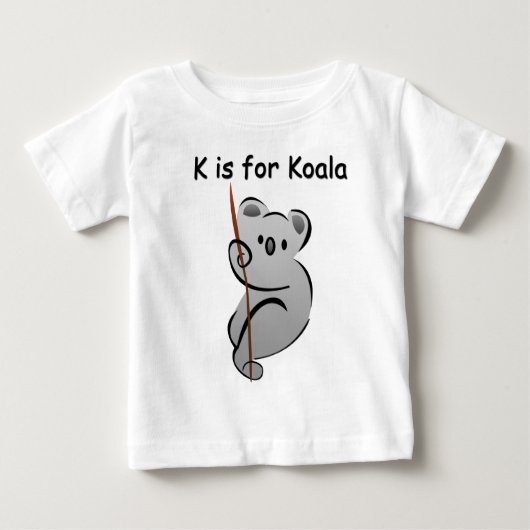Kはコアラのためです ベビーTシャツ (正面)
