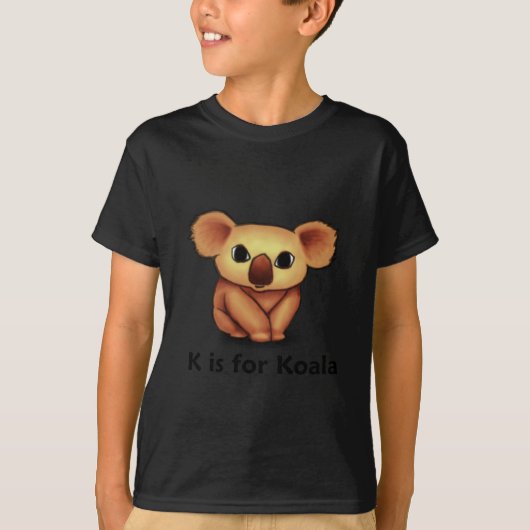 Kはコアラのためです Tシャツ (正面)