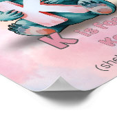 Kはコアラ向け – かわいいアルファベットウォールアートはナーサー向け ポスター (角)