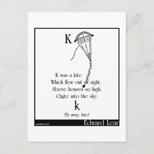 Kは凧だった ポストカード (正面)