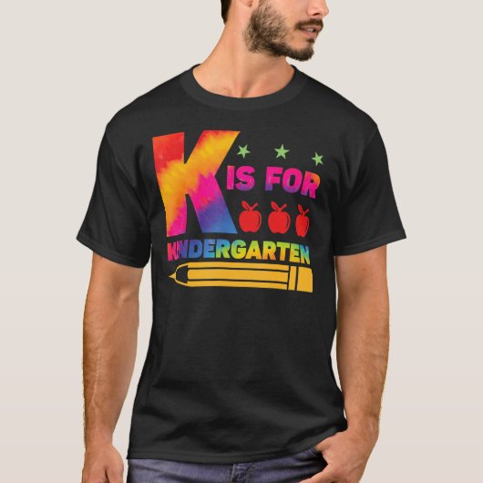 Kは幼稚園の先生学生のSchoに戻る Tシャツ (正面)