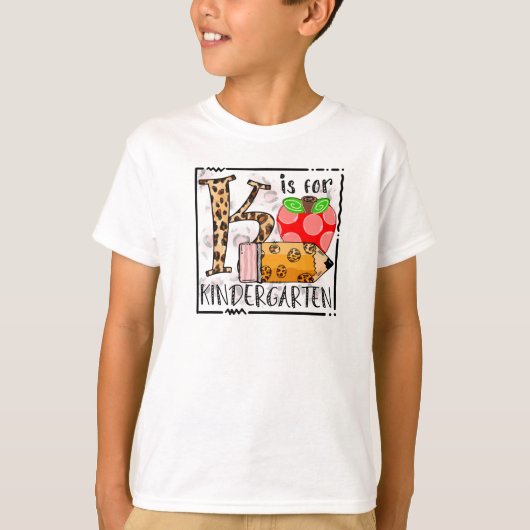 Kは幼稚園のK Tシャツ (正面)