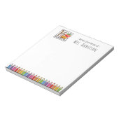 Kは幼稚園先生メモ帳 ノートパッド (回転)