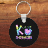 Kは幼稚園先生絞り染めへ戻る キーホルダー (正面)