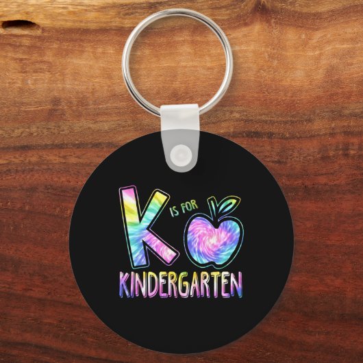 Kは幼稚園先生絞り染めへ戻る キーホルダー (正面)