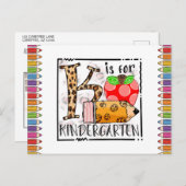 Kは幼稚園写真はがき ポストカード (正面/裏面)