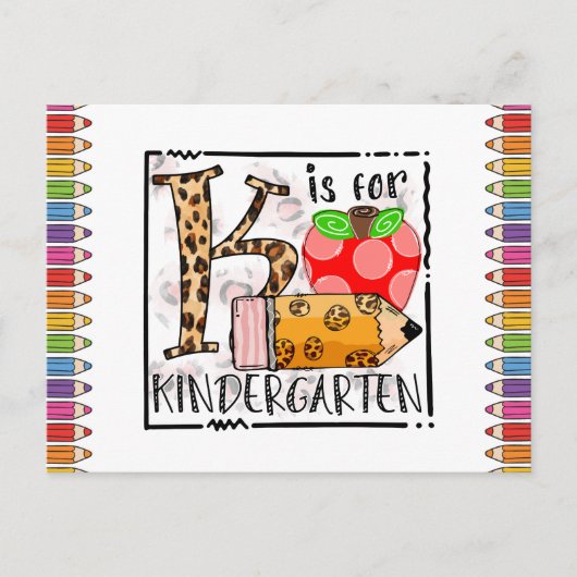 Kは幼稚園写真はがき ポストカード (正面)