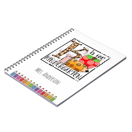 Kは幼稚園名 ノートブック (左側)